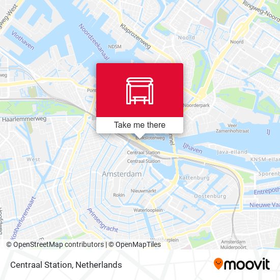 Centraal Station map