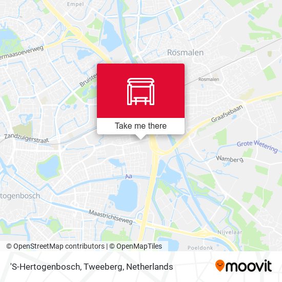 'S-Hertogenbosch, Tweeberg Karte