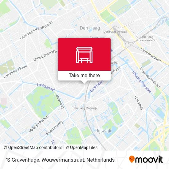 'S-Gravenhage, Wouwermanstraat map