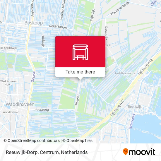 Reeuwijk-Dorp, Centrum map