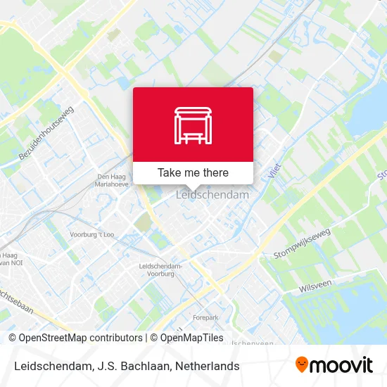 Leidschendam, J.S. Bachlaan map