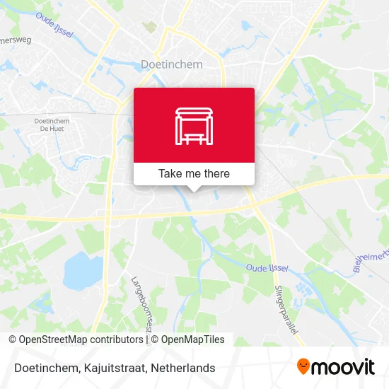 Doetinchem, Kajuitstraat map