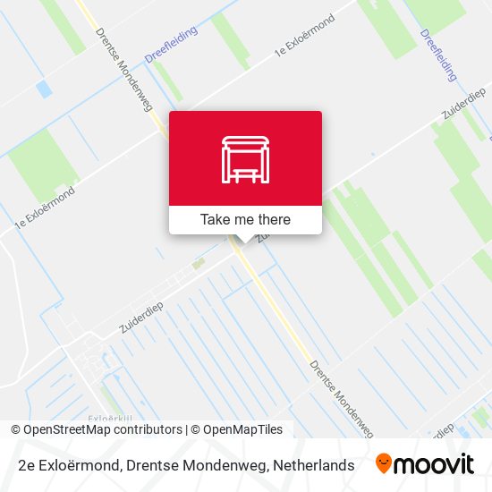 2e Exloërmond, Drentse Mondenweg Karte