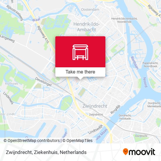 Zwijndrecht, Ziekenhuis map