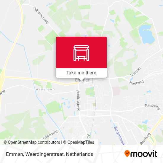 Emmen, Weerdingerstraat map