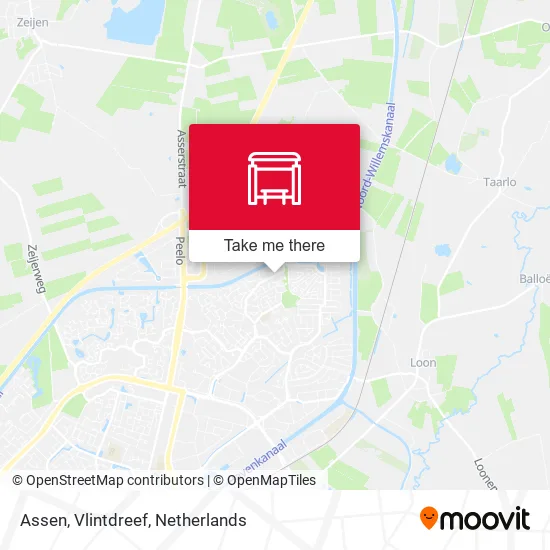 Assen, Vlintdreef map