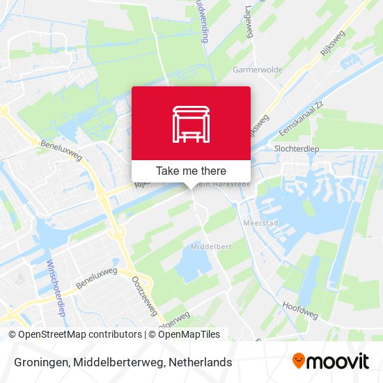 Groningen, Middelberterweg map