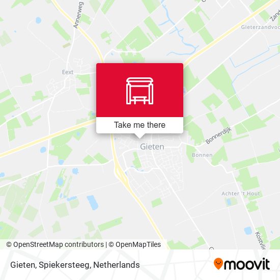 Gieten, Spiekersteeg map