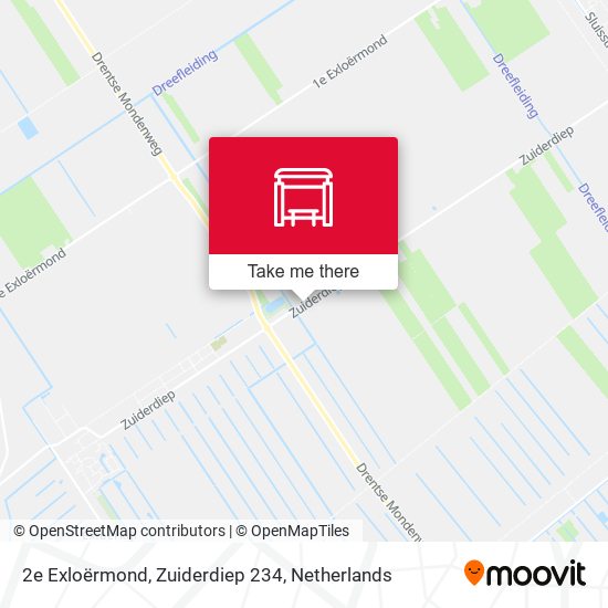 2e Exloërmond, Zuiderdiep 234 map