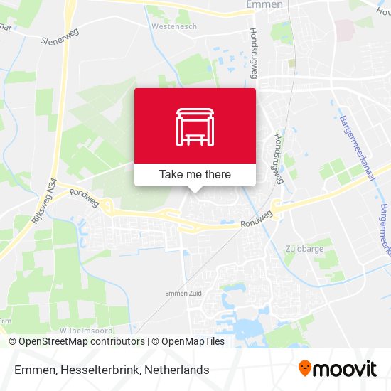 Emmen, Hesselterbrink map