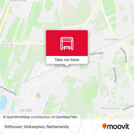 Bilthoven, Vinkenplein Karte