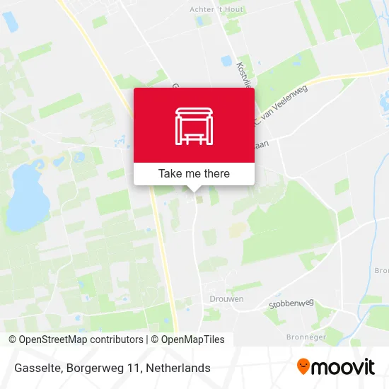 Gasselte, Borgerweg 11 Karte