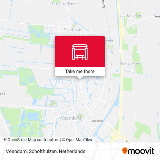 Veendam, Scholthuizen Karte