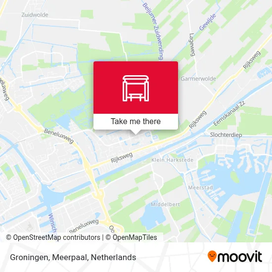 Groningen, Meerpaal map