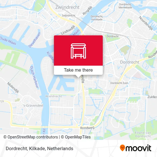 Dordrecht, Kilkade map