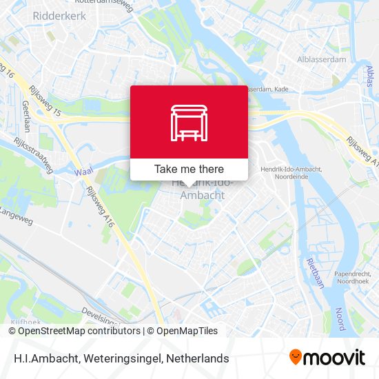 H.I.Ambacht, Weteringsingel map