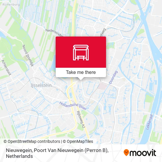 Nieuwegein, Poort Van Nieuwegein (Perron B) map