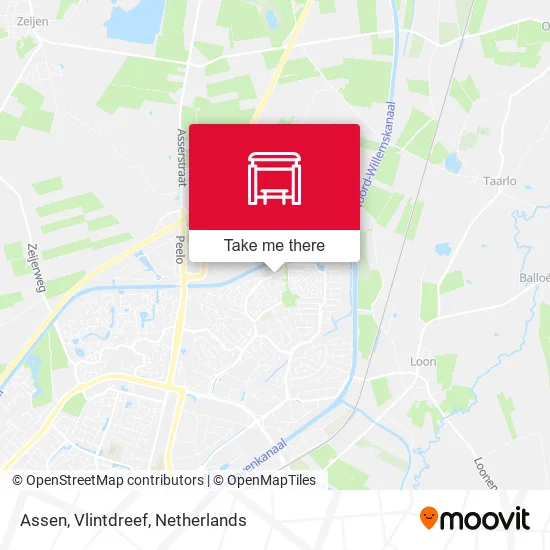 Assen, Vlintdreef map