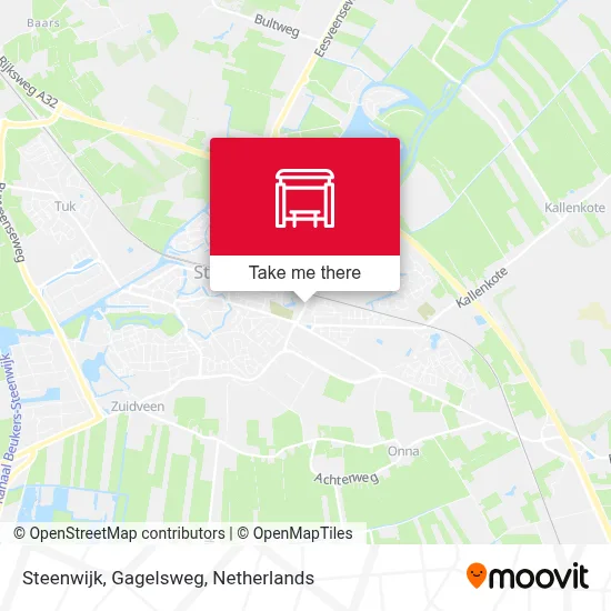 Steenwijk, Gagelsweg map