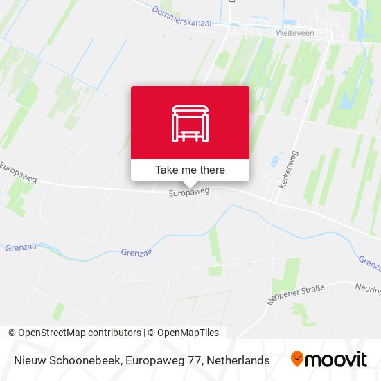 Nieuw Schoonebeek, Europaweg 77 map