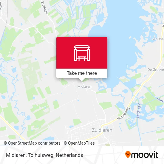 Midlaren, Tolhuisweg map