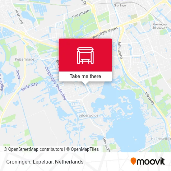 Groningen, Lepelaar Karte