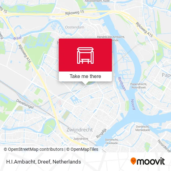H.I.Ambacht, Dreef map