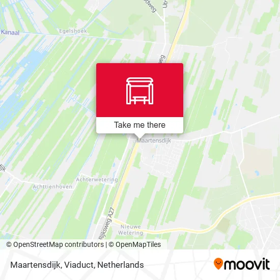 Maartensdijk, Viaduct map