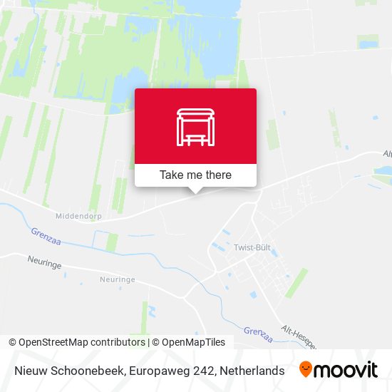 Nieuw Schoonebeek, Europaweg 242 map