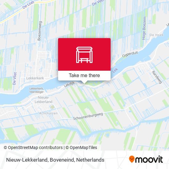 Nieuw-Lekkerland, Boveneind map