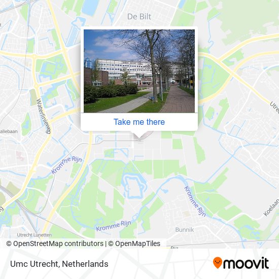 Umc Utrecht map