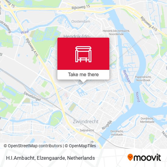H.I.Ambacht, Elzengaarde map