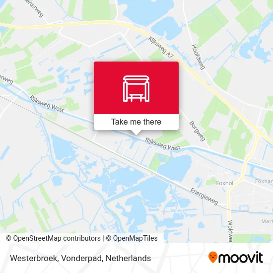 Westerbroek, Vonderpad map
