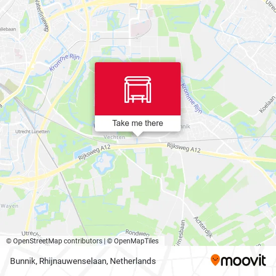 Bunnik, Rhijnauwenselaan map