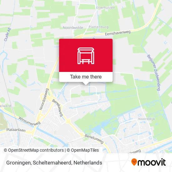 Groningen, Scheltemaheerd map