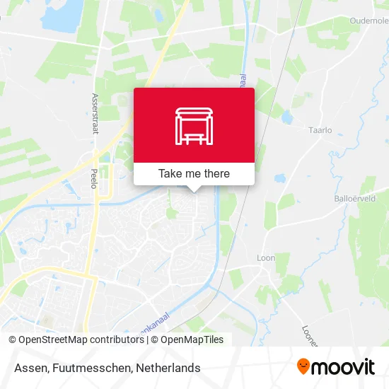 Assen, Fuutmesschen map