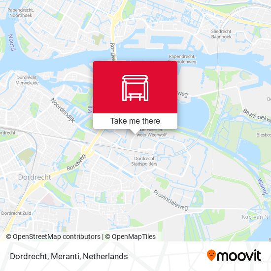 Dordrecht, Meranti map