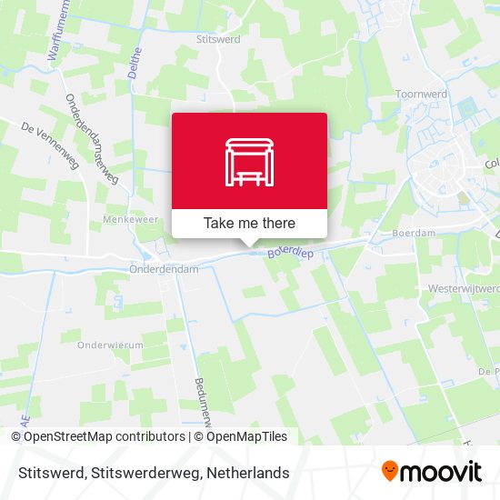 Stitswerd, Stitswerderweg map