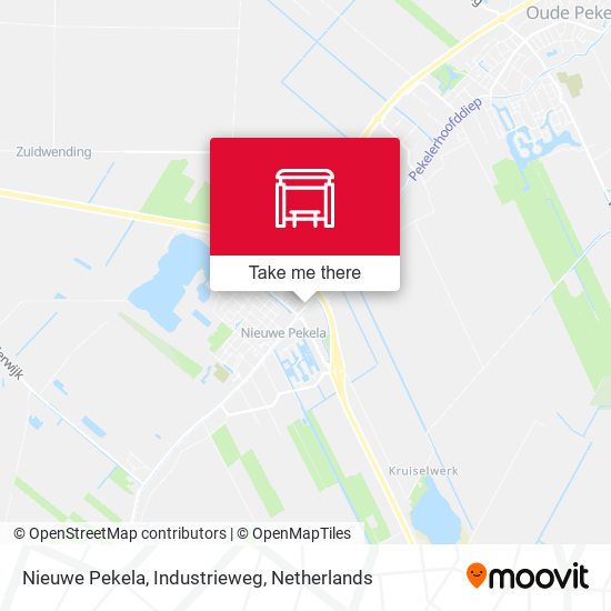 Nieuwe Pekela, Industrieweg map