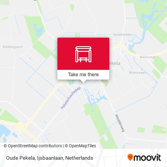 Oude Pekela, Ijsbaanlaan map