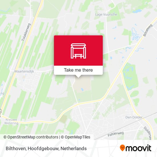 Bilthoven, Hoofdgebouw map