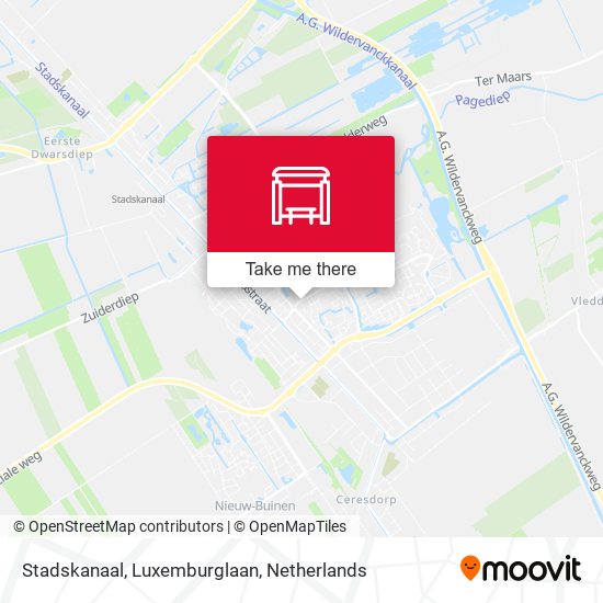 Stadskanaal, Luxemburglaan map