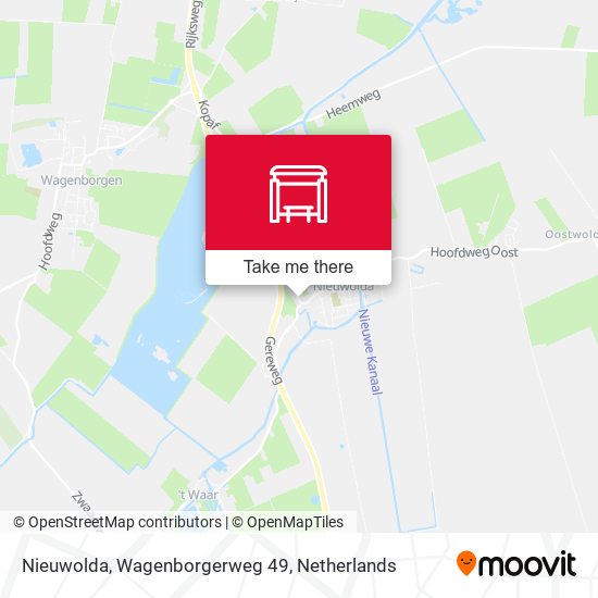 Nieuwolda, Wagenborgerweg 49 map