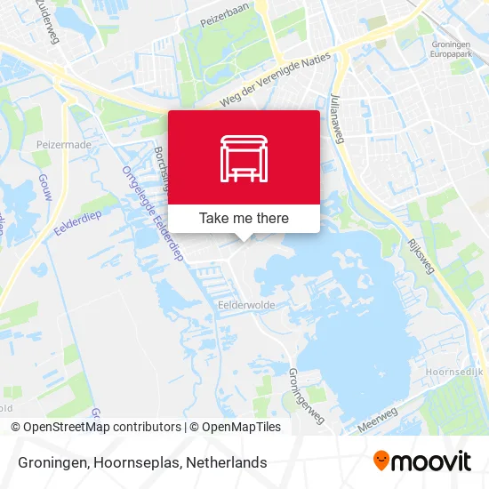 Groningen, Hoornseplas map