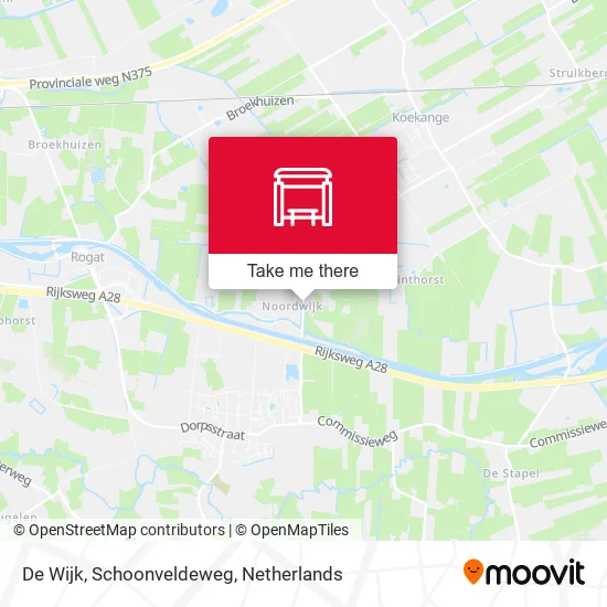 De Wijk, Schoonveldeweg map