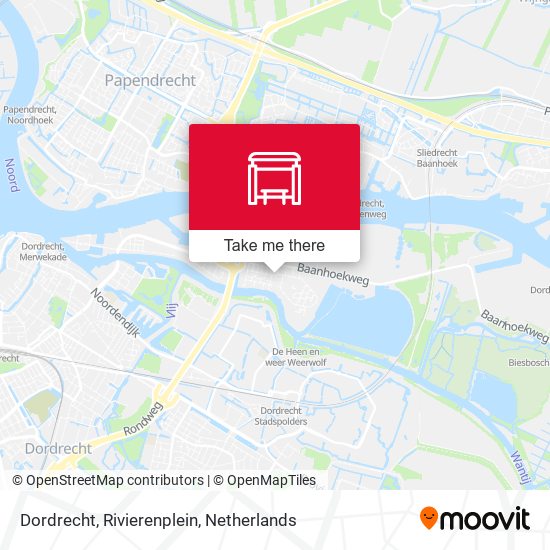 Dordrecht, Rivierenplein map