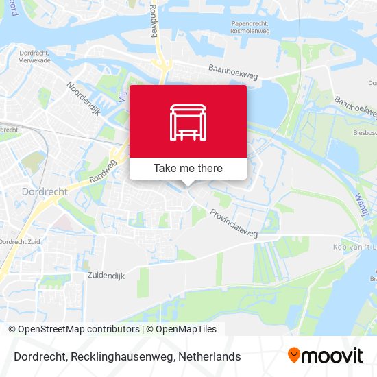 Dordrecht, Recklinghausenweg map