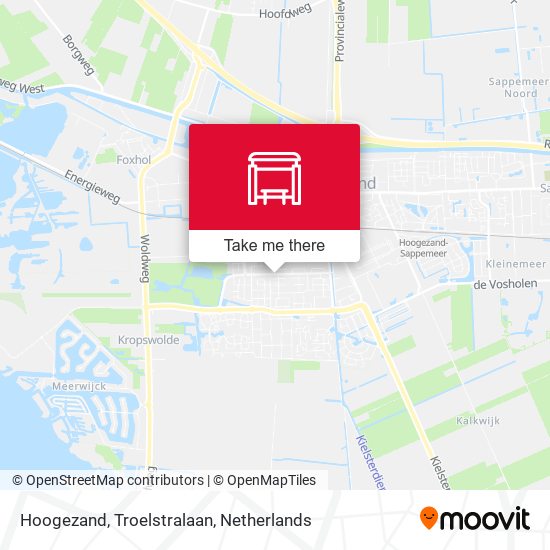 Hoogezand, Troelstralaan map