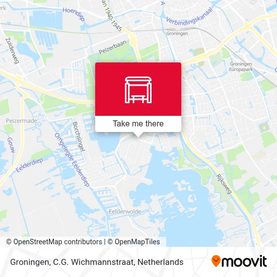 Groningen, C.G. Wichmannstraat map