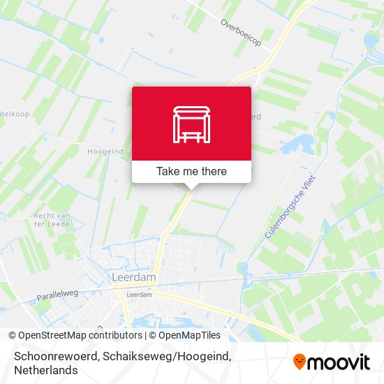 Schoonrewoerd, Schaikseweg / Hoogeind map